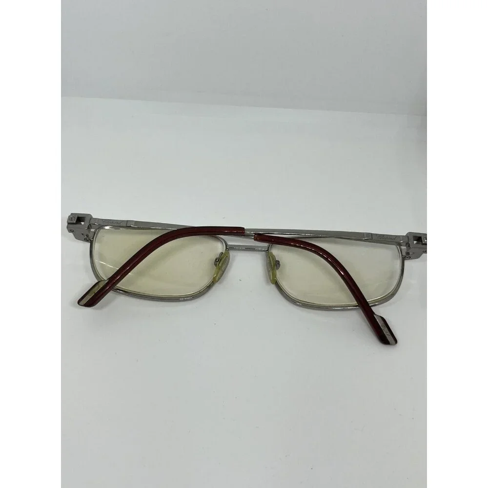 Chopard Men’s Eyeglasses VCH527 Metal Frame Full Rim Silver Classy 53-17 140 - Picture 5 of 11